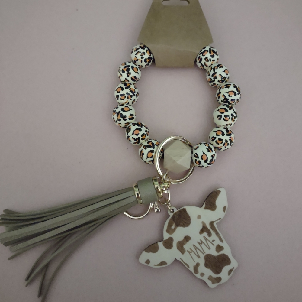 Cow Print Keychain - Picture 3 of 3